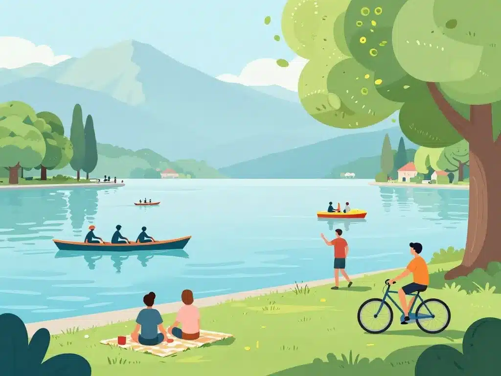 Activités baignade visiter Annecy en 1 jour lac et montagne