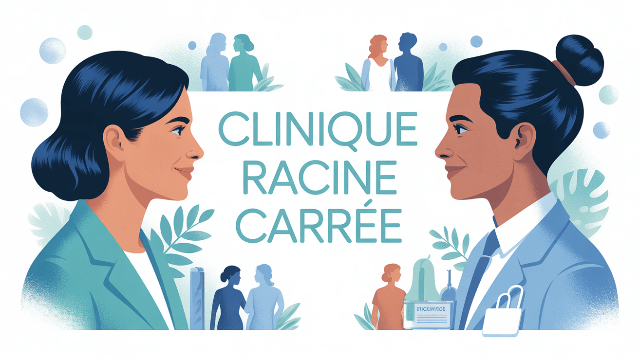 avis sur clinique racine carrée illustration réputation et accueil
