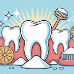 bicarbonate de soude pour les dents illustration vecteur