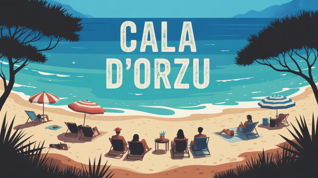 Illustration Cala d Orzu plage Corse préservée sable doré mer turquoise