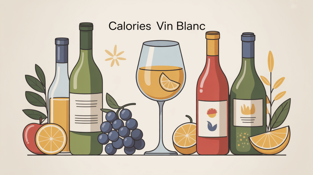 calorie 1 verre de vin blanc scène conviviale