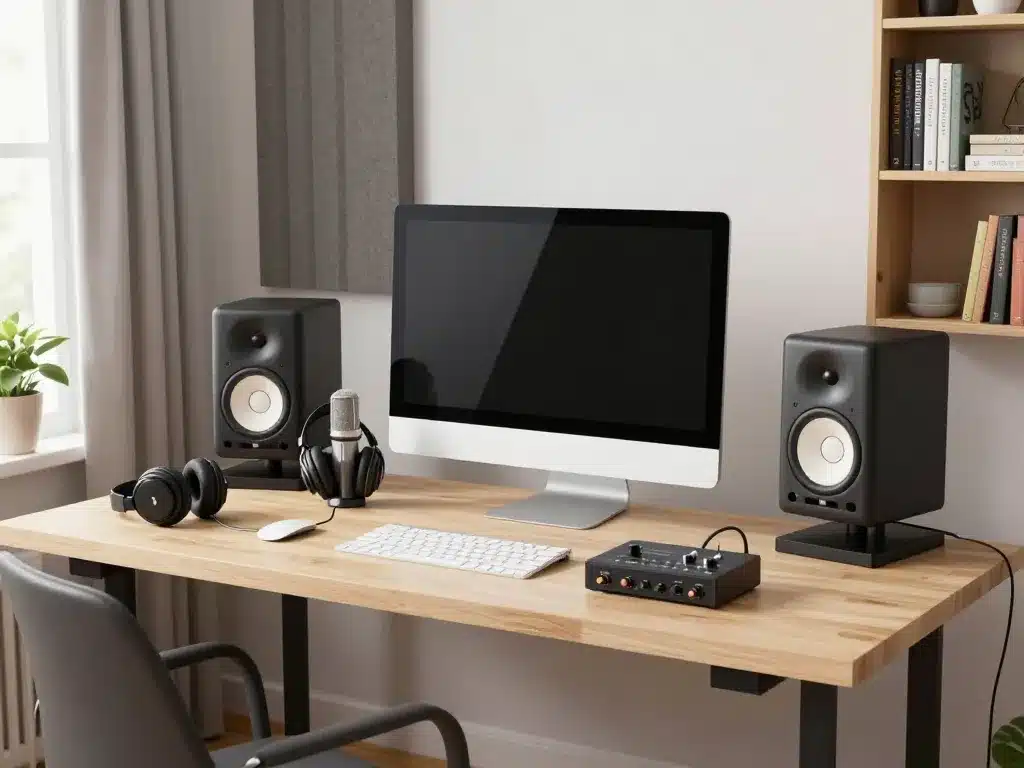 setup home studio cooking son matériel essentiel