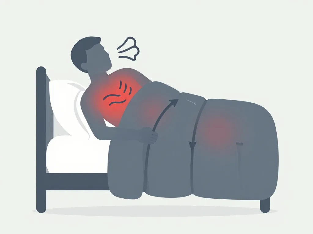 schéma couverture lestée danger points pression respiration