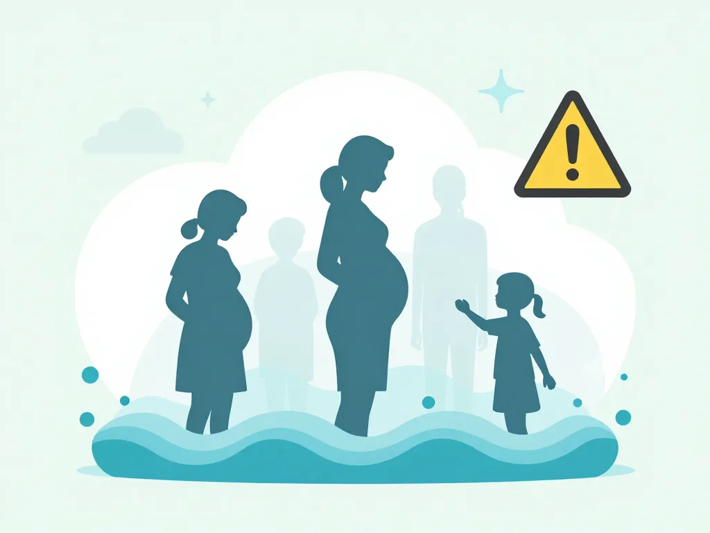 eau alcaline danger silhouettes et avertissement