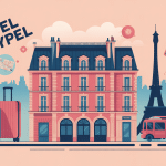 Illustration stylisée hotel Coypel à Paris
