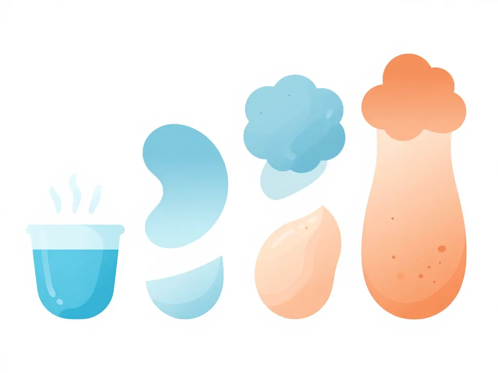 Textures et températures pour idée repas après extraction dents sagesse