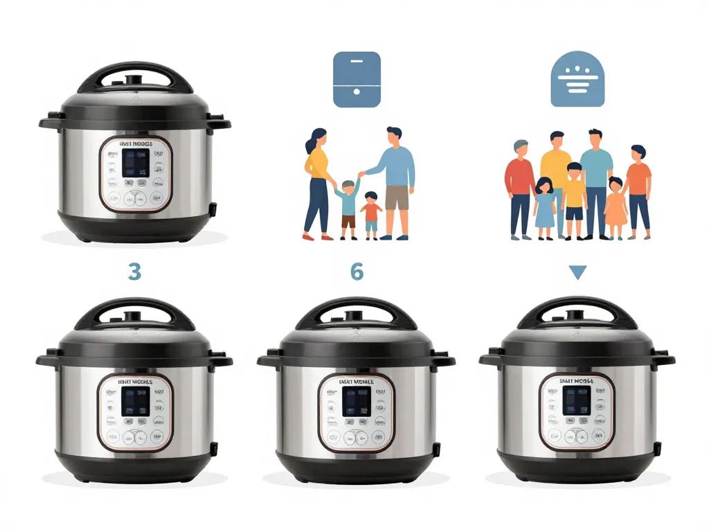 instant pot comparaison modèles tailles
