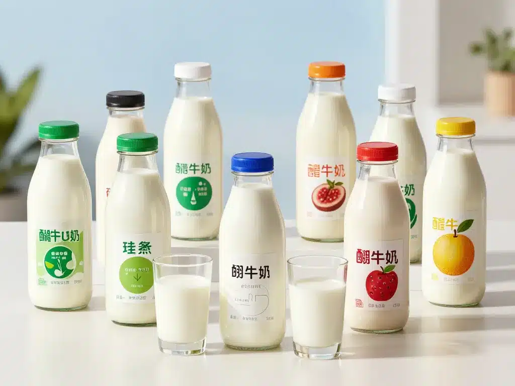 Comparatif lait fermenté et perte de poids, produits nature vs sucrés