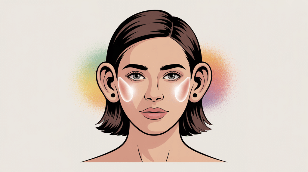 illustration lobes oreille visage stylisé santé