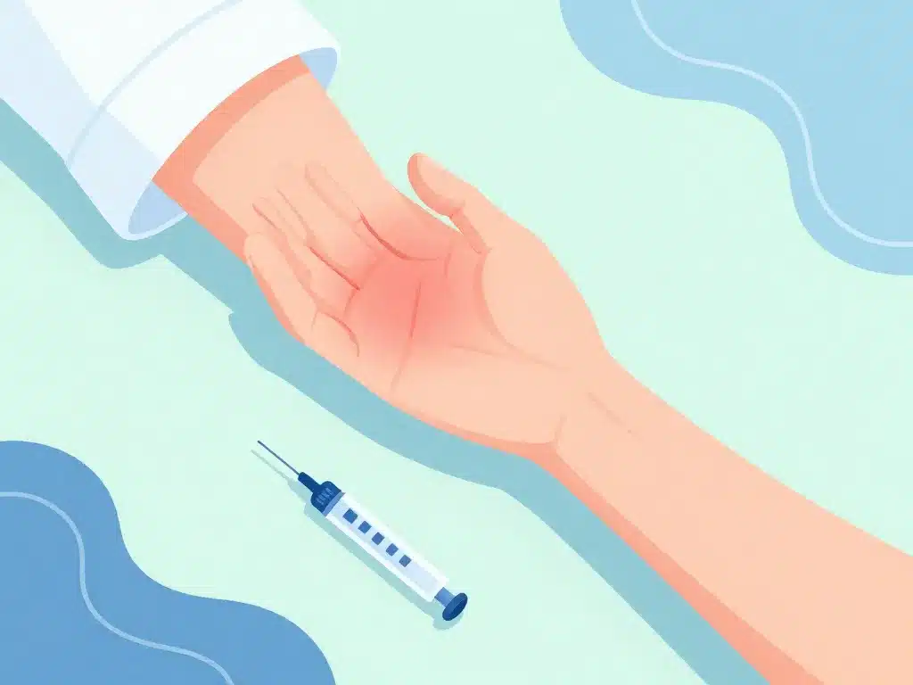 mésothérapie tendinite illustration action micro-injections douleur tendons