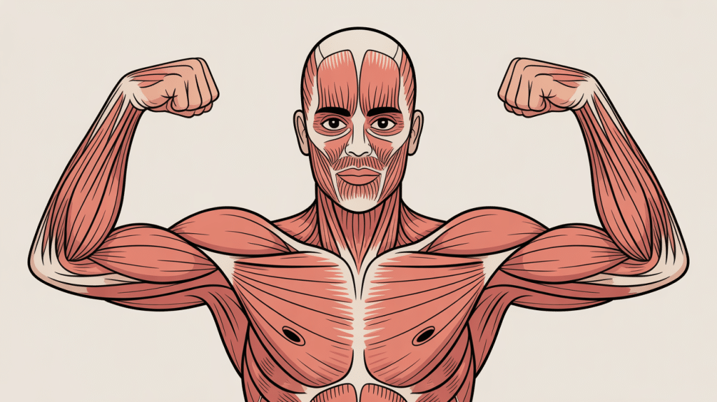 illustration muscles de la hanche posture et performance sportive