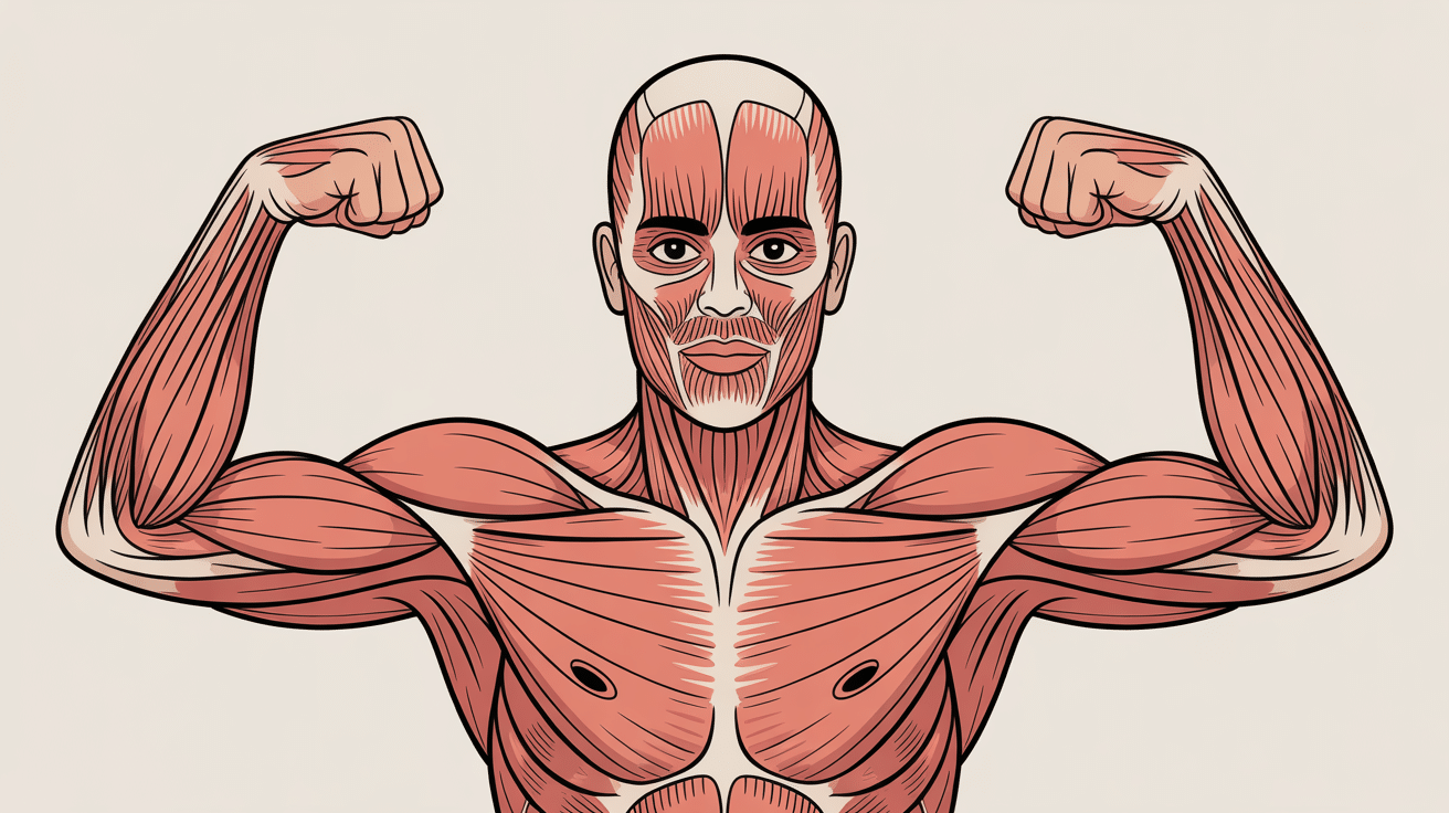 illustration muscles de la hanche posture et performance sportive