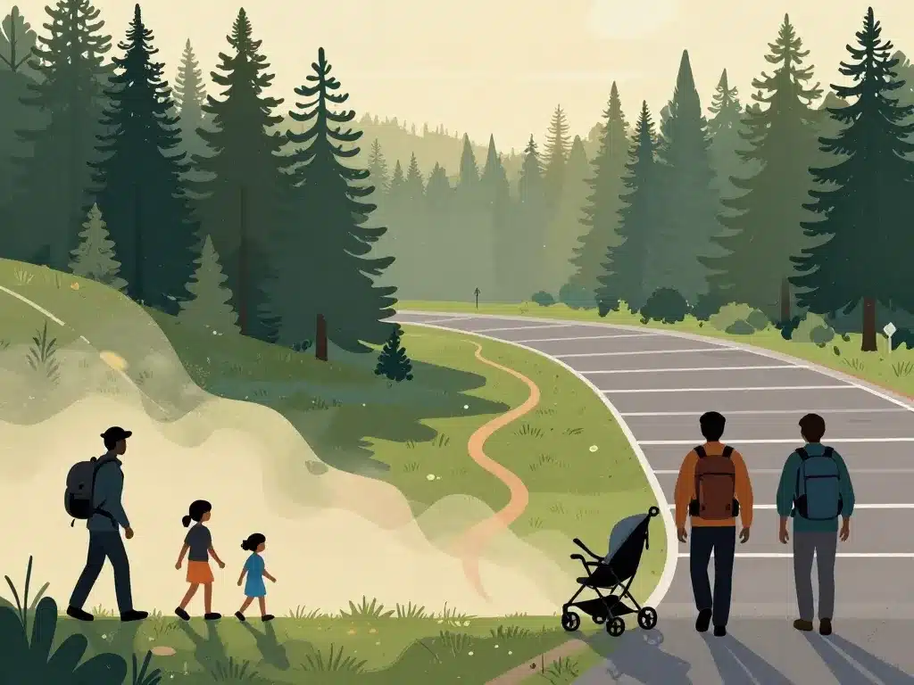 parking des trois pignons activités saison grimpeurs randonneurs familles