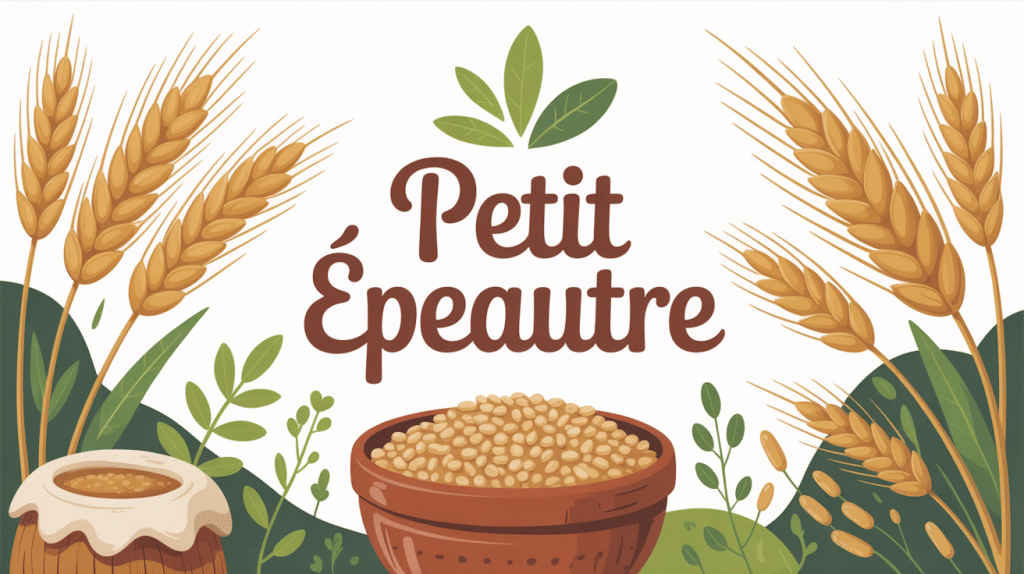 illustration stylisée du petit épeautre céréale ancienne