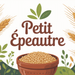 illustration stylisée du petit épeautre céréale ancienne