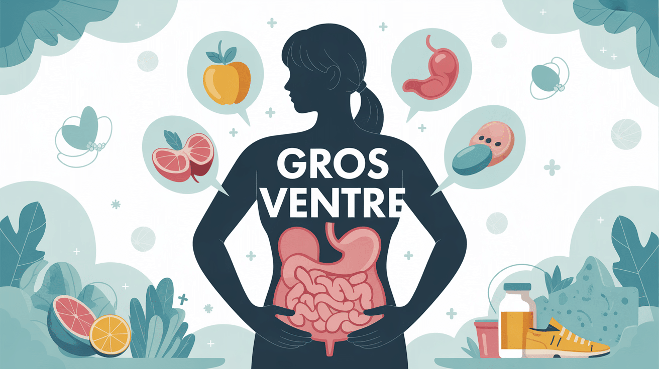 pourquoi j ai un gros ventre silhouette causes