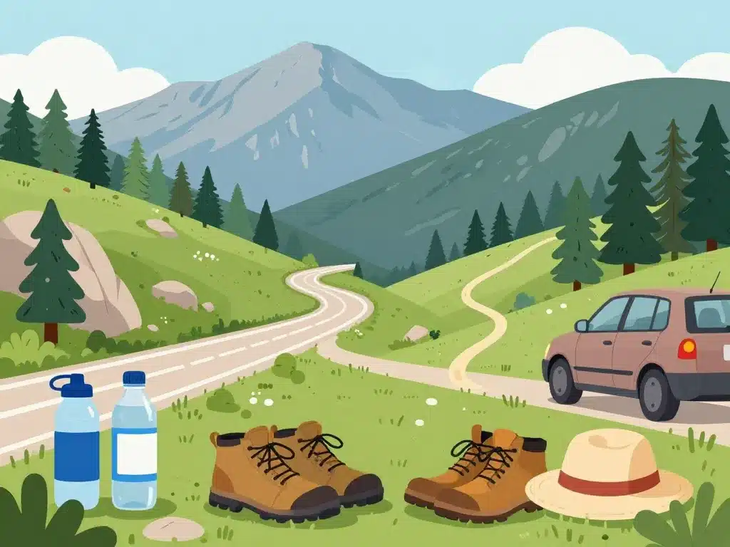 préparation randonnée cascade de piscia corse