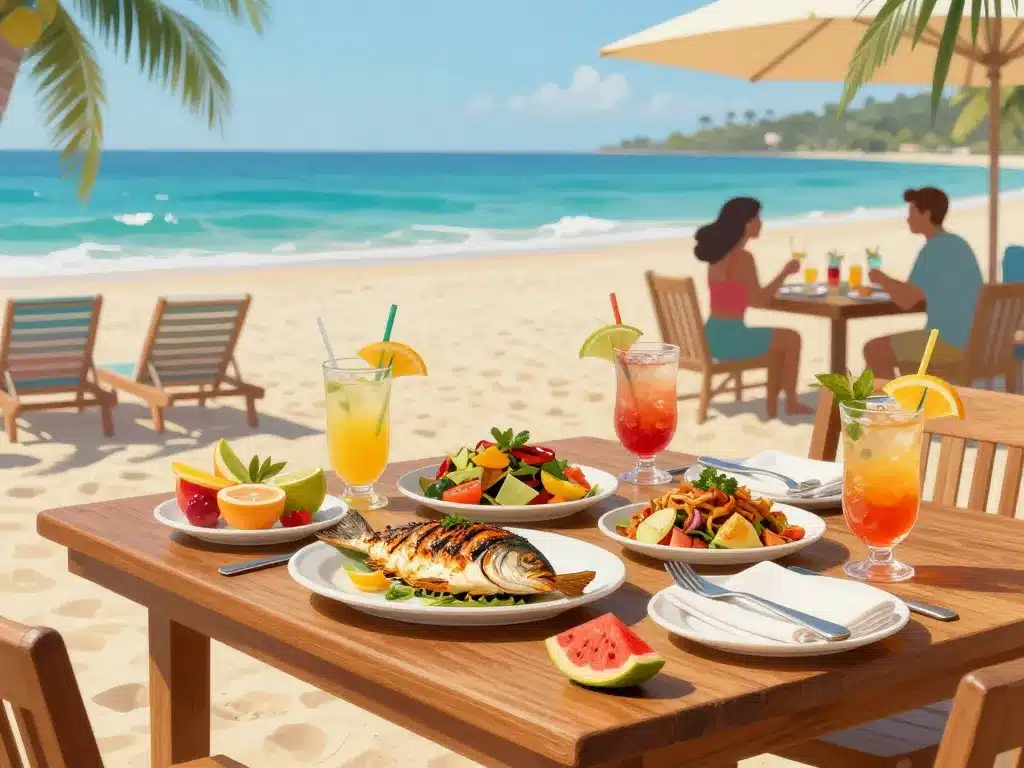 restaurant et bar plage du santana Guadeloupe