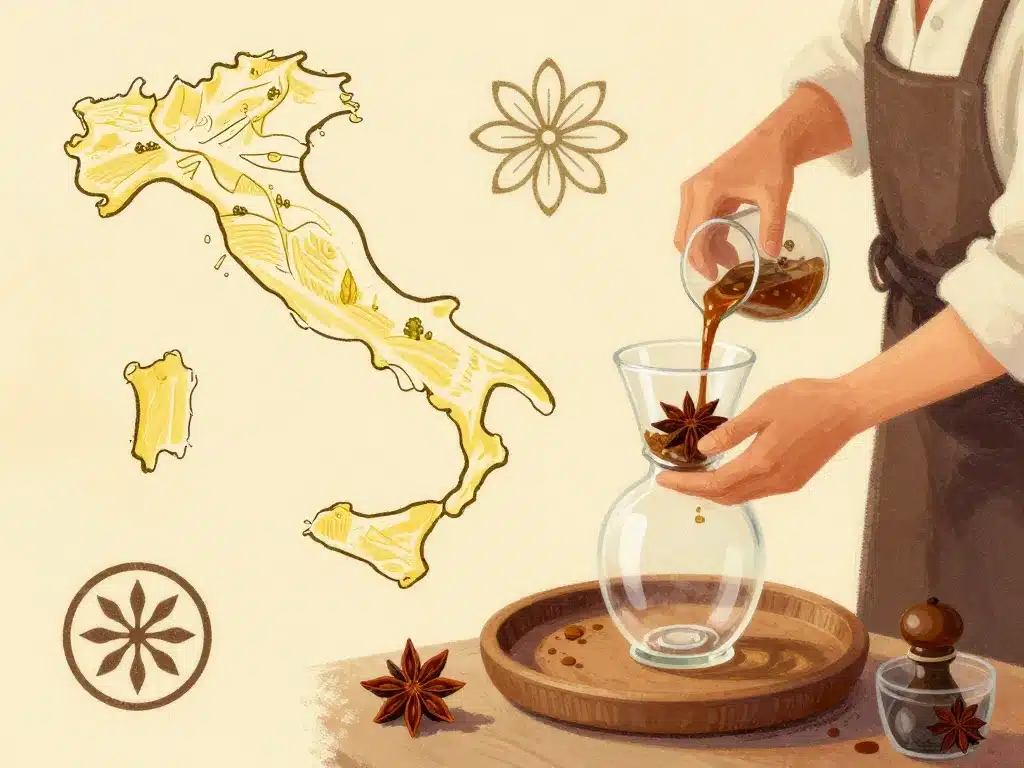 Éditorial sambuca origines verre anis Italie