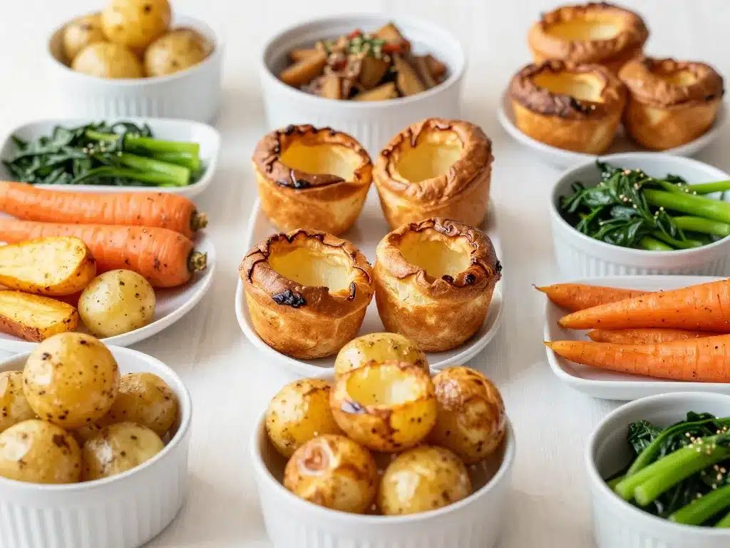 sunday roast accompagnements pommes de terre légumes