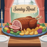 sunday roast rituel dominical anglais grande table conviviale