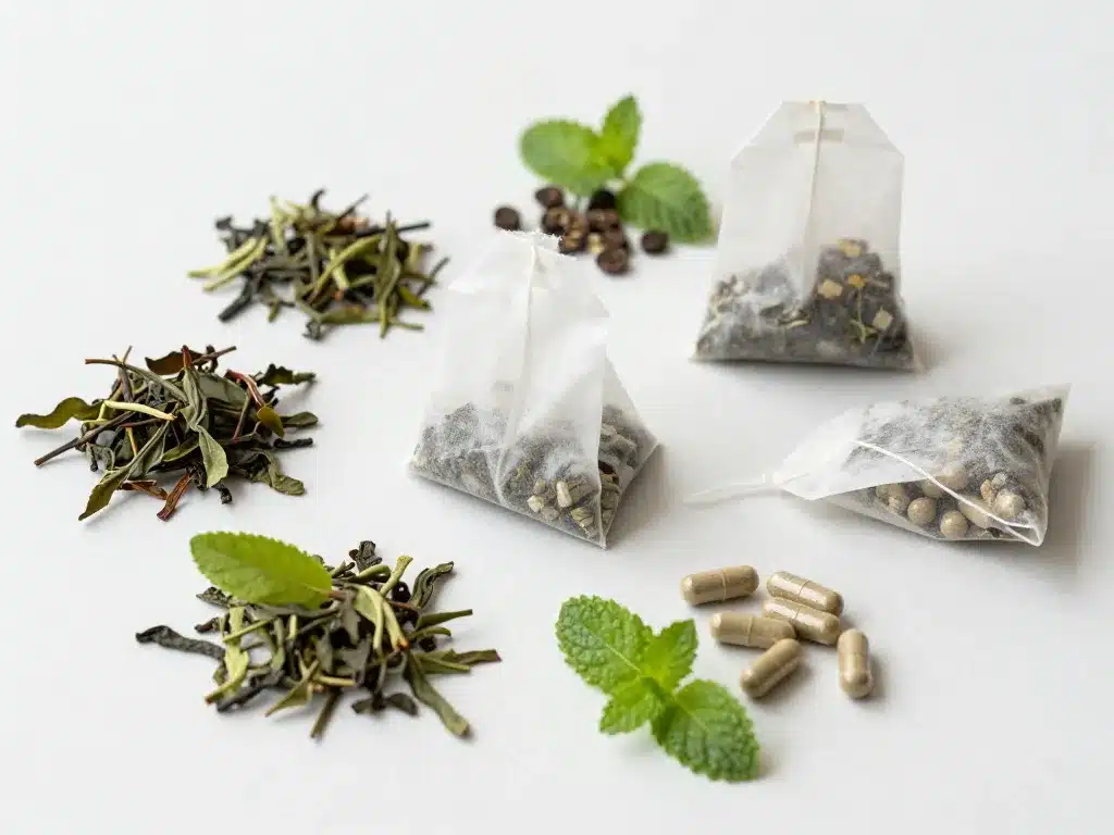 photo produits thé minceur différents formats