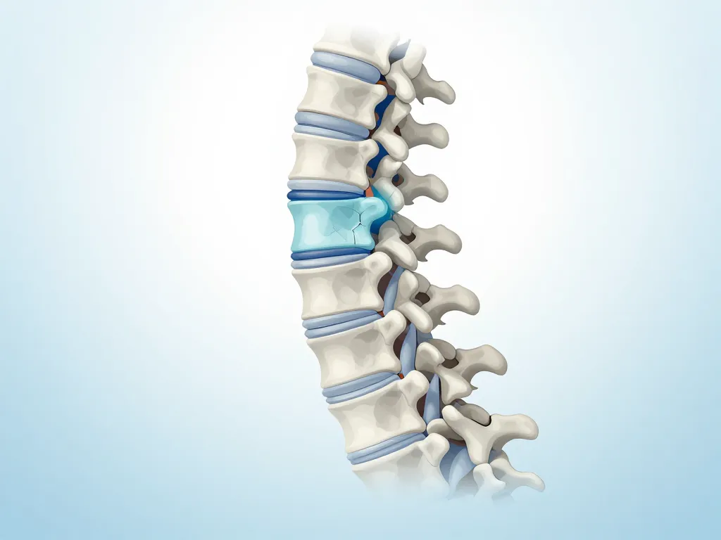 Diagramme uncodiscarthrose vertèbres disques