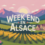 week end alsace illustration vignobles villages vosges