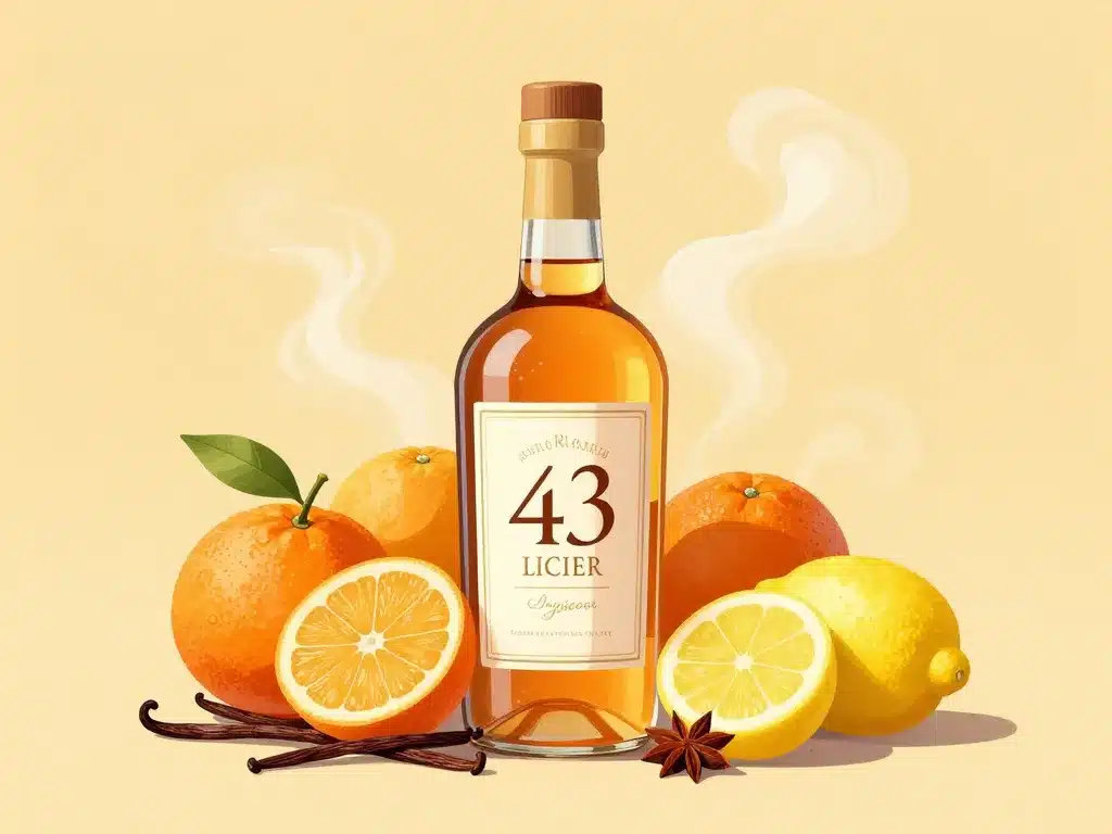 illustration 43 licor agrumes vanille épices