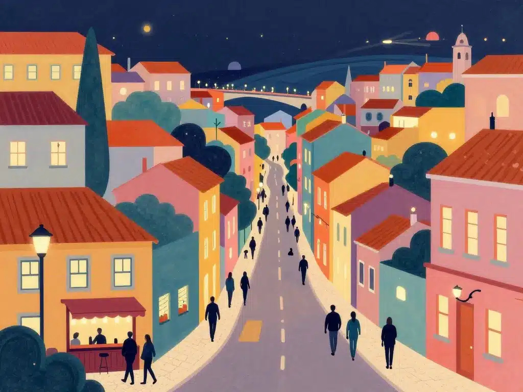 quartiers vivants bar lisbonne nuit