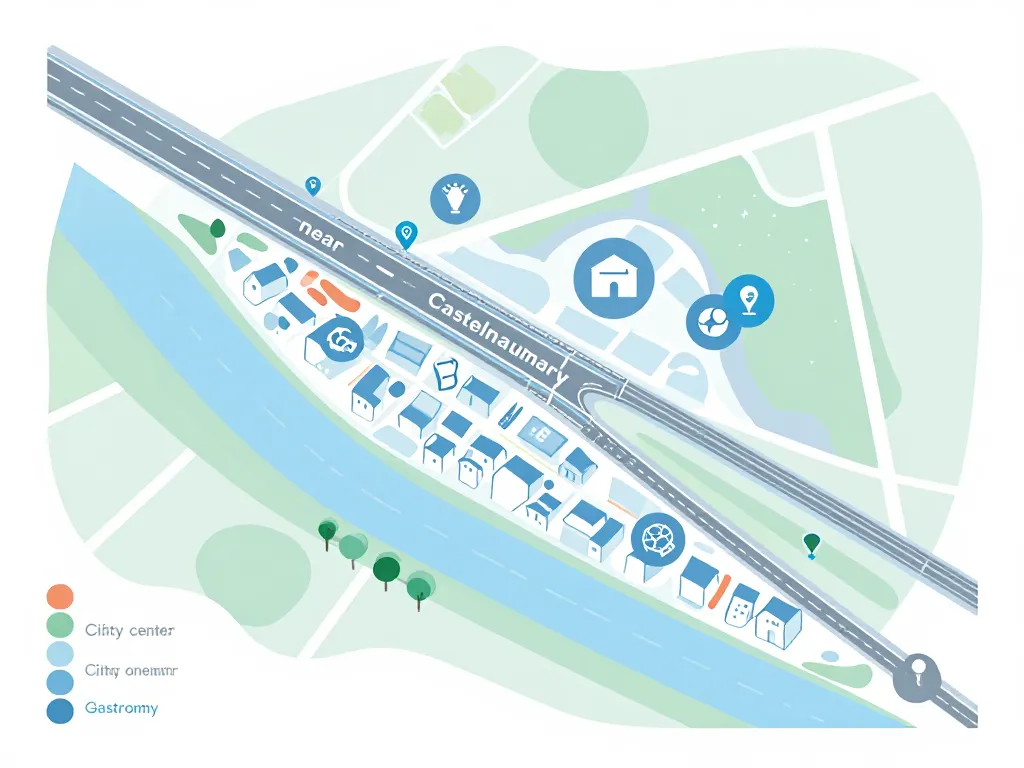 zones hebergement etap hotel castelnaudary proche autoroute centre ville canal