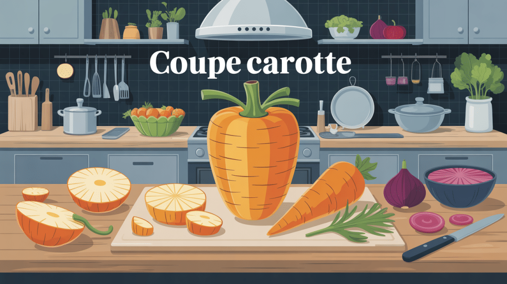 illustration coupe carotte techniques principales