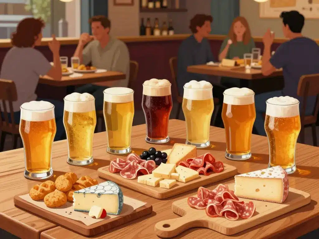 Carte bières et planches Ker Beer - bar à bières paris