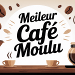 Illustration meilleure ambiance café moulu dégustation
