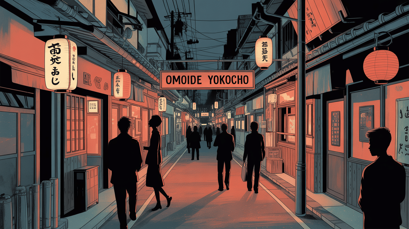 Omoide Yokocho ruelle lanternes rouges ambiance nocturne