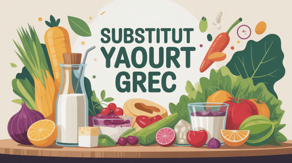 Illustration des options pour par quoi remplacer le yaourt grec
