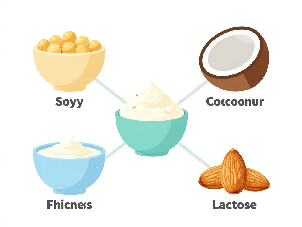 Substituts végétaux pour par quoi remplacer le yaourt grec sans lactose