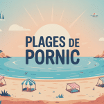 Illustration littoral plage Pornic