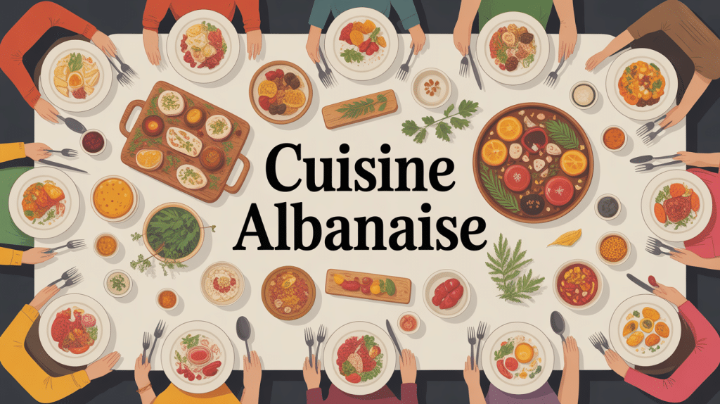 Table conviviale cuisine albanaise que mange t on en Albanie