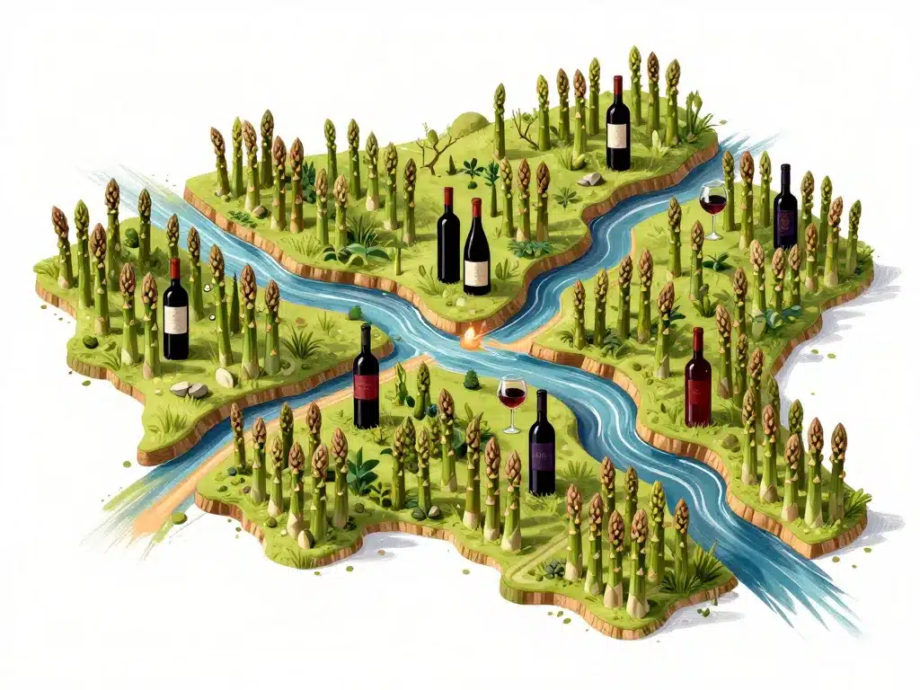 Quel vin avec les asperges accords vins régions cépages