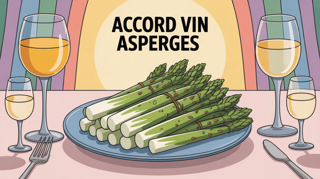 Quel vin avec les asperges assiette vin blanc ambiance raffinée