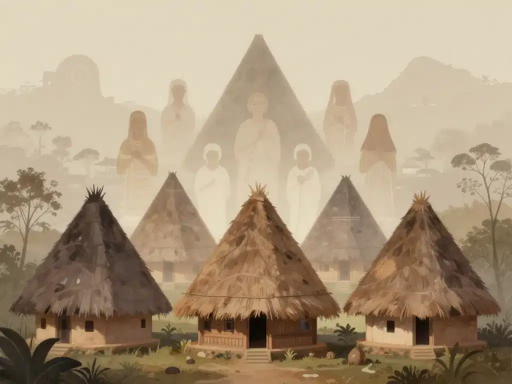 Histoire wae rebo ancêtres maisons traditionnelles