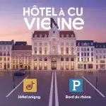 hotel vienne france illustration trois quartiers