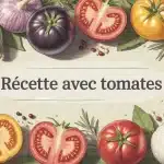 recette avec tomates assiette méditerranéenne variétés