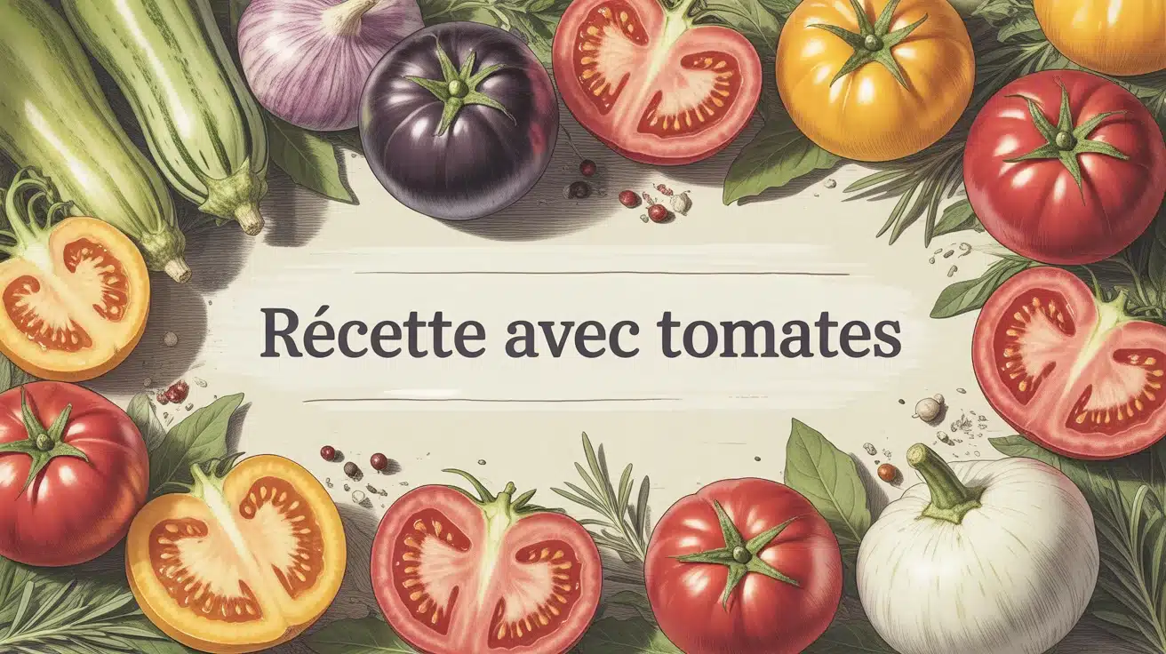 recette avec tomates assiette méditerranéenne variétés