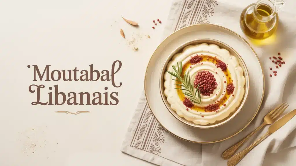 recette caviar d'aubergine libanais moutabal crémeux