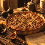 15 recettes étonnantes à la figue fraîche, clafoutis et figues sur table