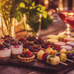 Buffet dessert apéro dinatoire avec mini desserts