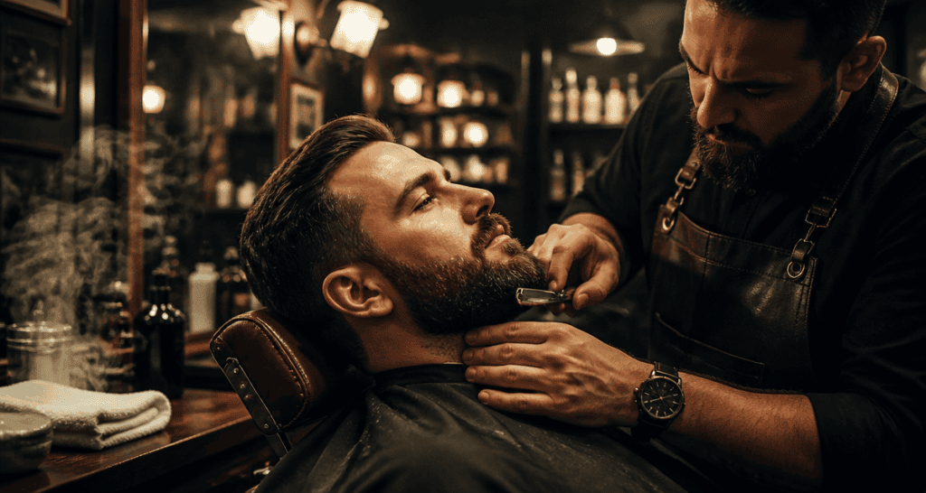 coiffeur barbier taille barbe coupe-chou