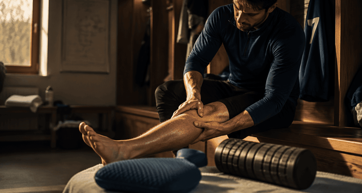 contracture au mollet que faire sportif masse mollet